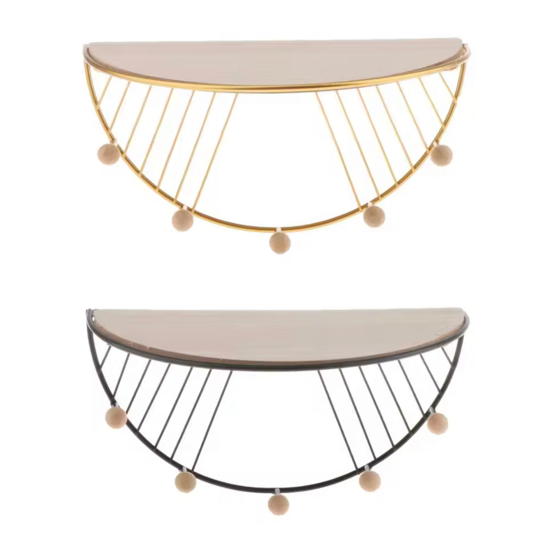 D Shape Wall Mounted Storage Shelf, Creative Wall Mounted Rack, Wall Mounted Iron Wood Floating Shelf, Decorative Hanging Display For Ornaments D Shape Wall Mounted Storage Shelf, Creative Wall Mounted Rack, Wall Mounted Iron Wood Floating Shelf, Decorative Hanging Display For Ornaments
